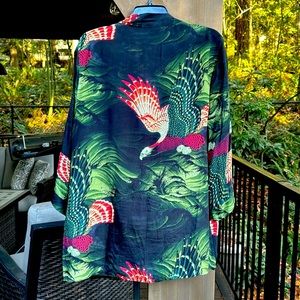 All Saints kimono satin viscose, lined.